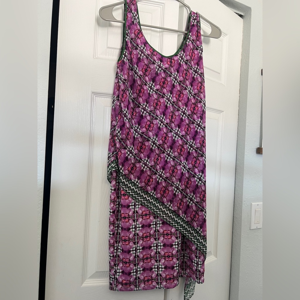 Analili NWT Pink and Black Patterned Women's Dress